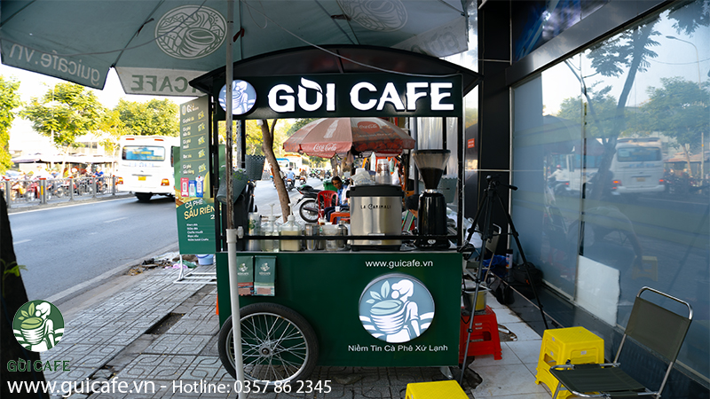 Thiết kế xe cafe theo yêu cầu